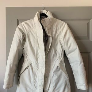 NORTH FACE 100% Down Winter Coat - ARCTIC WHITE
